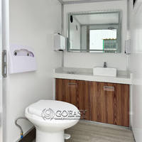 Remorque de toilette portable de luxe GoEasy Vente à chaud Toilettes publiques en panneau sandwich de haute qualité
