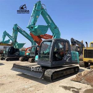 Kobelco รถขุดตีนตะขาบ SK75มือสอง7Ton งานหนักประสิทธิภาพการทำงานสูงอุปกรณ์ก่อสร้างที่มีส่วนประกอบหลักของกระปุกเกียร์ - Product Image 1