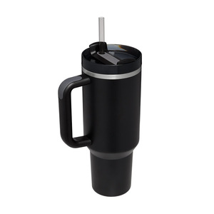 Vaso Térmico de Acero Inoxidable de 40 oz con Asa, Taza Portátil para Auto, Botella de Agua para Viaje - Product Image 5
