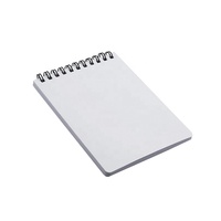 Carnet de Serveur A6 avec Logo Personnalisé, Journal à Spirale Vierge avec Couverture en PET