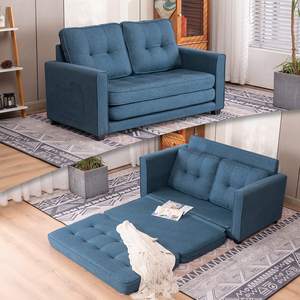 सीवाई गर्म बिक्री परिवर्तनीय Loveseat सोफे बिस्तर मध्य-सदी आधुनिक स्लीपर सोफे जुड़वां मंजिल गेमिंग सोफे सोफे, - Product Image 6