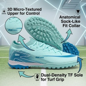 Chaussures de football de haute qualité et durables pour terrain synthétique (AG) – <span class=keywords><strong>Crampons</strong></span> de football professionnels - Product Image 2