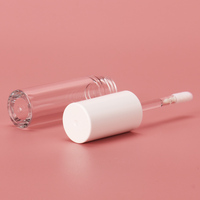 Emballage de gloss à lèvres OMI, conteneur rond, personnalisation du logo privé, OEM, personnalisation de la couleur, flacon PETG avec applicateur