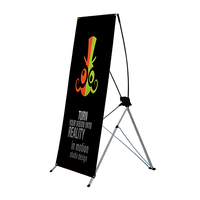 Bannière publicitaire X de haute qualité pour événements promotionnels en extérieur, impression par sublimation thermique sur vinyle PVC