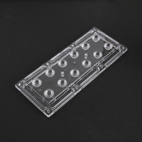Lentille optique personnalisée pour module LED d'usine, lentille LED 3030/3535, lentille optique de haute qualité pour éclairage public à LED 25 degrés
