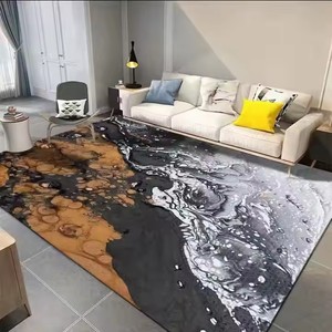 Tappeti scandinavi personalizzati senza restringimento, nessun <span class=keywords><strong>tappeto</strong></span> sbiadito da soggiorno grande <span class=keywords><strong>tappeto</strong></span> di lusso con decorazioni moderne stampate in 3d - Product Image 3
