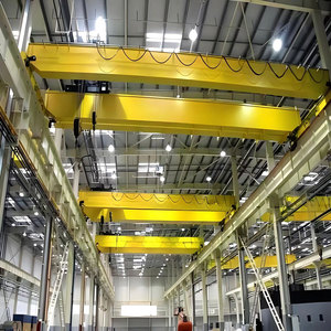 رافعة جسرية كهربائية مزدوجة العارضة بنمط LH لورش العمل والمصانع، ارتفاع 6م 9م 12م 18م، حمولة 5 طن 10/3 طن 16/3 طن 20/5 32/5 طن - Product Image 2