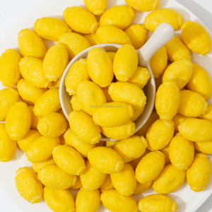 Oem/ODM nhà máy bán buôn số lượng lớn chanh ngọt ngào hình nhai kẹo cao su trái cây Hương vị trái cây trong túi bao bì chanh Bong Bóng Kẹo cao su - Product Image 3