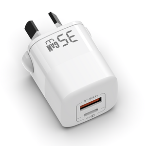 Cargadores de teléfono móvil de 35W, <span class=keywords><strong>cargador</strong></span> GaN de tipo C, <span class=keywords><strong>cargador</strong></span> rápido de pared de viaje, adaptadores para iPhone, <span class=keywords><strong>Samsung</strong></span>, reloj, auriculares <span class=keywords><strong>Bluetooth</strong></span> - Product Image 4