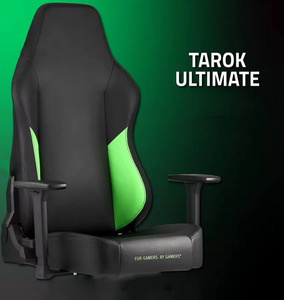 <span class=keywords><strong>Chaise</strong></span> de jeu de course optimale pour configuration de jeu, confortable, en mousse à mémoire de forme, en cuir souple ergonomique, avec roulettes, dossier réglable, moderne, pour ordinateur - Product Image 3