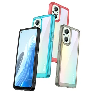 غطاء خلفي Fundas مضاد للسقوط فاخر شفاف ملون أكريليك مضاد للصدمات لـ xxxio POCO F5 Pro 5g M4 X4 GT C31