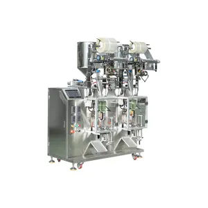 High speed 2 lines sachet ketchup tomato paste sauce packaging machine three four side sealing