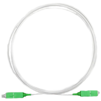 1m (3ft) Fiber Patch Cable 1 Fiber SC APC Simplex to SC APC Simplex Single Mode (OS2) Riser (OFNR) 2.0mm Tight-Buffered Yellow