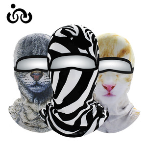 Facekini 3D Animal Face Mask Thermal Insulated Cycling Ski Mask Unisex Cold Protection Elastic Fleece Headgear - Product Image 1