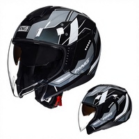 Casque de moto 3/4 personnalisé unisexe style coréen avec certification GB811-2022A et 3C pour la conduite et les trajets quotidiens