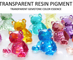 Pigment époxy transparent cristallin, colorant concentré pour résine UV, pour la création de bijoux en résine DIY, la peinture et l'artisanat de gobelets - Product Image 3