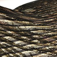 Tissu en dentelle à rayures à prix compétitif R7225, broderie de paillettes, tissu en dentelle à paillettes brodé