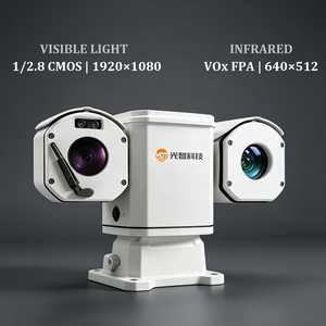Caméra thermique PTZ à double spectre 640x512 VOx, zoom 25x, détection d'incendie et mesure de température, IP66, NETD40mK, -20~600°C - VOT-M6DT - Product Image 2