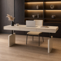 Bureau de travail réglable en hauteur en bois massif, personnalisable, ergonomique, minimaliste, mobilier commercial