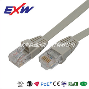 Lý tưởng cho không gian chật hẹp <span class=keywords><strong>ODM</strong></span>/<span class=keywords><strong>OEM</strong></span> nhà sản xuất exw phẳng Lan vá dây <span class=keywords><strong>CAT5e</strong></span>/cat6ethernet cáp phẳng <span class=keywords><strong>CAT5E</strong></span> vá dây cáp - Product Image 2