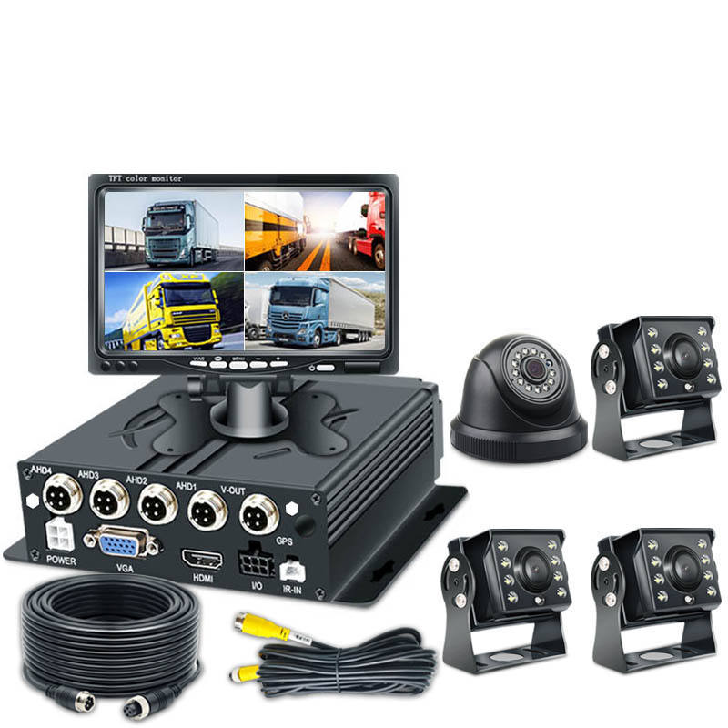 Moniteur + MDVR + 4 Caméra