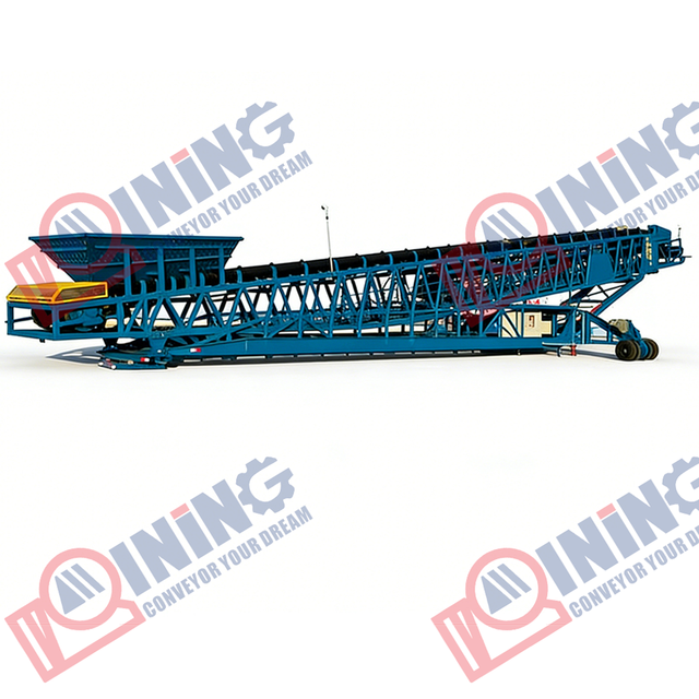 Telescopic Mobile Shiploader High Efficiency Port Loader for Bulk Material Handling