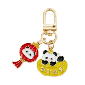 Porte-clés en alliage de zinc personnalisés en gros, breloques de sac d'anime, cadeaux promotionnels, artisanat en émail, porte-clés légers, logo personnalisé - Product Image 2