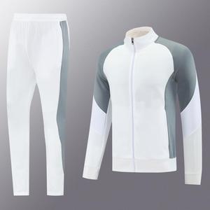 Survêtement de football thaïlandais de haute qualité 24/25, impression numérique personnalisée à bas prix, 100% polyester, couleurs contrastées, survêtement de football pour hommes - Product Image 2