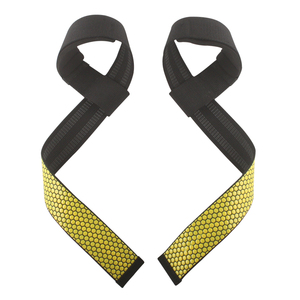 Custom Fitness energy <span class=keywords><strong>Power</strong></span> involucri da polso rivestiti in silicone sollevamento pesi Powerlifting palestra in Neoprene antiscivolo puntino mappatura personalizzata - Product Image 2