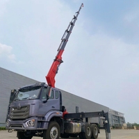 Grue mobile à flèche articulée robuste de 4, 5 et 10 tonnes, grue de camion mobile à bras pliant, grue à flèche télescopique hydraulique