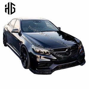 Kits de carrosserie de garniture de lèvre de séparateur de pare-chocs avant de style B en Fiber de carbone pour <span class=keywords><strong>Mercedes</strong></span> classe E W212 2010-2013 pièces de réglage automatique - Product Image 2