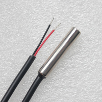Sensor NTC Analógico de 100k con Montaje para Soldadura, Precisión del 1%, Conectores XH/YH/VH, Cables de PVC/Silicona/TPE