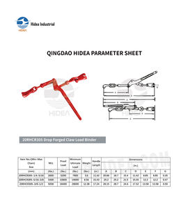HIDEA Top FACTORY Mini-Hebel-Last binder Utility Chain Tight ener 20 RHCR305 Drop Forgrd Claw Load Biinder - Product Image 6