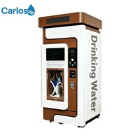 Máquina Expendedora de Agua Pública Todo en Uno con Filtración Automática, Dispensador de Agua Potable, Gabinete Exterior para Proyectos Urbanos