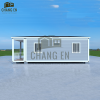 DYCE3 Casa Contenedor Portátil Contemporánea de 20 pies/40 pies, Plegable en 3 Partes, Estructura de Acero Prefabricada, Impermeable, Color Personalizado