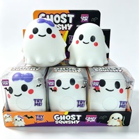 Ensemble de jouets en caoutchouc souple fantômes amusants, blanc et violet, pour les enfants de 6 ans et plus Cwy