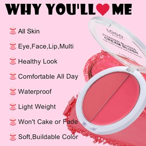 Productos de Maquillaje Halal, Rubor de Aspecto Natural, Rubor en <span class=keywords><strong>Crema</strong></span> y Polvo, Rubor Mate de Lujo, Marca Privada - Product Image 3