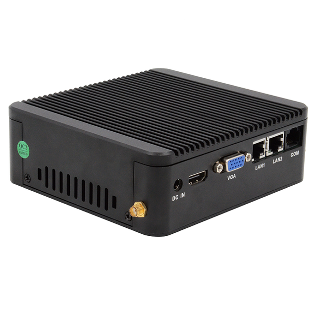 Sharerdp Wholesale MB Intel Core I3 I5 4200U 5200U Dual LAN Dual Serial Barebone Mini Fanless Industrial Embedded Mini PC Box