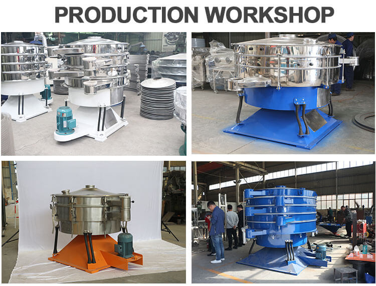Gyratory Tumbler Screen Vibrating Sifter Pvc Sieving Equipment