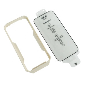 Protection d'écran en verre trempé 9H 2.5D HD à installation facile Magic Box, directement de l'usine, abordable, pour <span class=keywords><strong>iPhone</strong></span> 17 16 15 Pro Max - Product Image 4