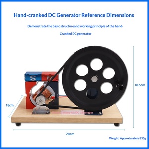 Generador <span class=keywords><strong>de</strong></span> manivela AC/DC para enseñanza <span class=keywords><strong>de</strong></span> física, experimentos electromagnéticos para secundaria/bachillerato, diseño <span class=keywords><strong>de</strong></span> imán permanente <span class=keywords><strong>de</strong></span> <span class=keywords><strong>Faraday</strong></span> - Product Image 4