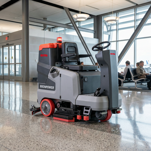 BISON - Máquina de Limpieza de Pisos con Batería, Fregadora y Barredora Automática para Supermercados y Hospitales - Product Image 1