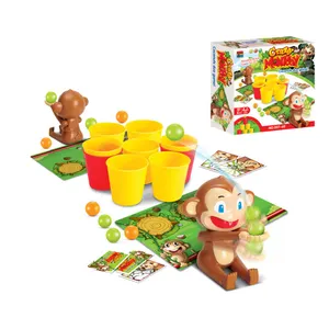 儿童教育游戏塑料猴子射击游戏玩具棋盘游戏儿童玩具