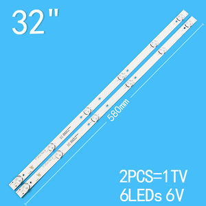 แถบไฟแบ็คไลท์ทีวี LED รุ่น MS-L1343 JL.D32061330-081AS-M MS-L2202 MS-L1343 MS-L2202 MS-L1074 M32H LED03721A E348124 ขนาด 58 ซม. 6V 6LED - Product Image 2
