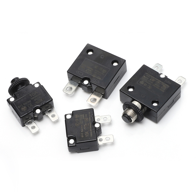 S11/S22 Series Motor Over Protection Resettable Thermal Overload Protector Switch 250V 5A 6A 7A 8A 9A 10A 15A Circuit Breaker