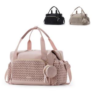 Neue <span class=keywords><strong>2</strong></span> in 1 Set Mumien beutel Kinderwagen Wickel rucksack Große Kapazität Reise Wickelt asche Baby Tragetaschen Mit Schnuller Fall - Product Image 1