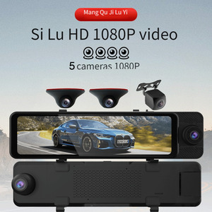 Wifi GPS 11 inch 5 kênh Dash Cam tầm nhìn ban đêm 5 ống kính xe máy ảnh Xe <span class=keywords><strong>DVR</strong></span> 5 ống kính Dashcam phía trước bên trong phía sau ứng dụng xem - Product Image 3