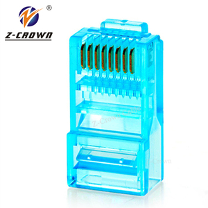 Cable de Datos con Conector <span class=keywords><strong>RJ45</strong></span> para Montaje en Panel, <span class=keywords><strong>Toma</strong></span> de Pared RJ11, Pinza Modular para Conectores - Product Image 2
