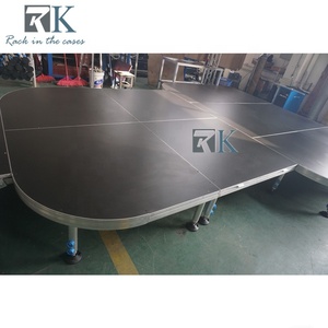 Plataforma de escenario de forma personalizada para eventos Etapa móvil de Instalación rápida - Product Image 4