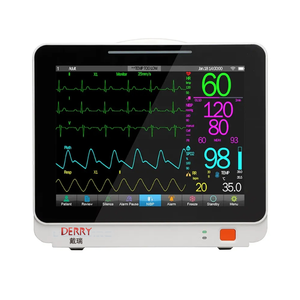 Sistema de Monitoreo Veterinario Multiparamétrico para Animales Derry VK12, Electrocardiógrafo para Mascotas, Monitor de Signos Vitales Fisiológicos Veterinarios - Product Image 2